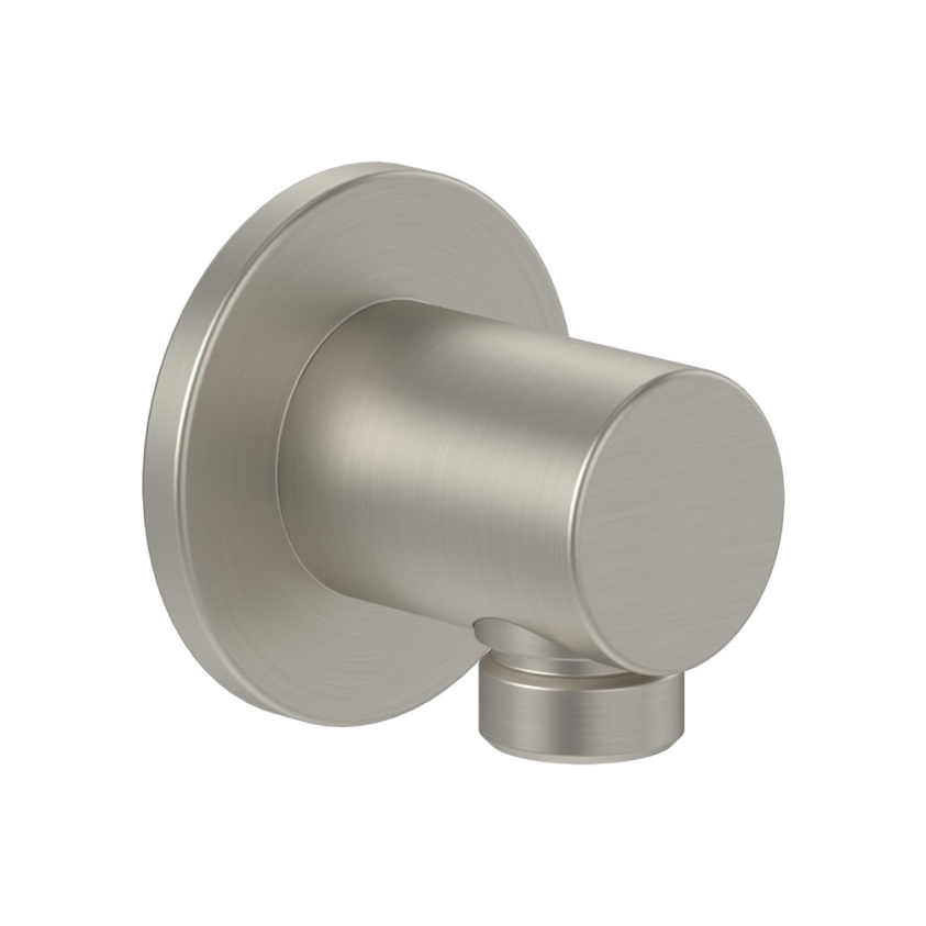 Cutout image of Villeroy & Boch Universal Brushed Nickel Round Shower Outlet